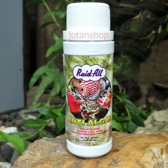 anti algae obat penghilang lumut alga remover aquarium raid all