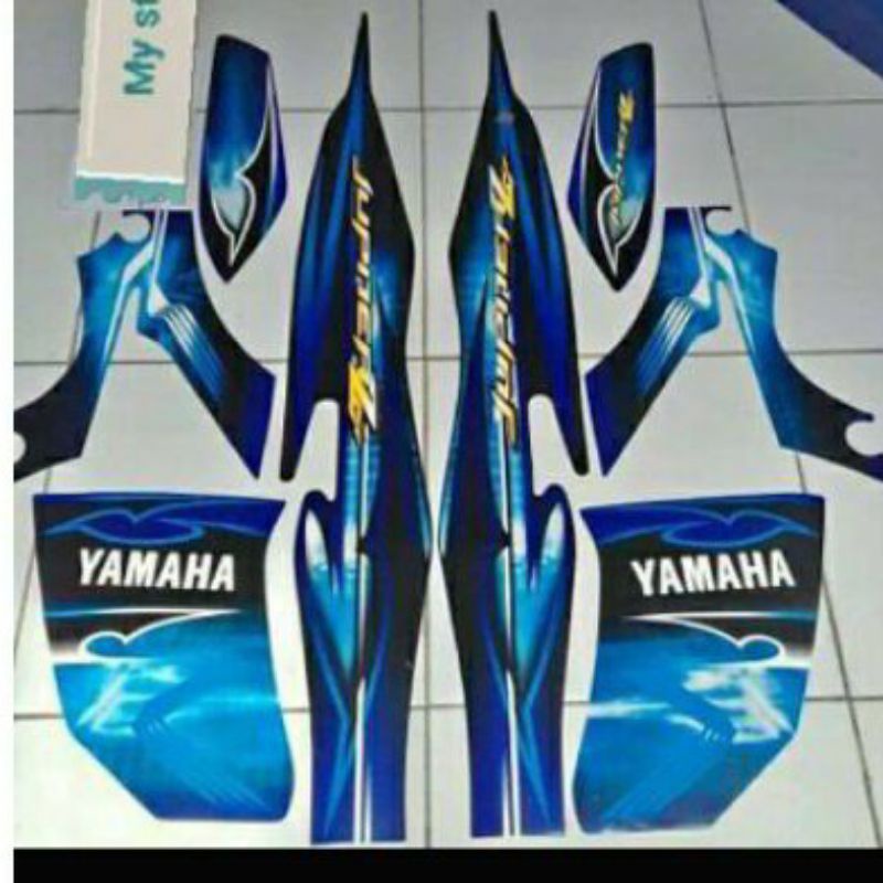 stiker striping yamaha jupiter z 2008 jupiter belok