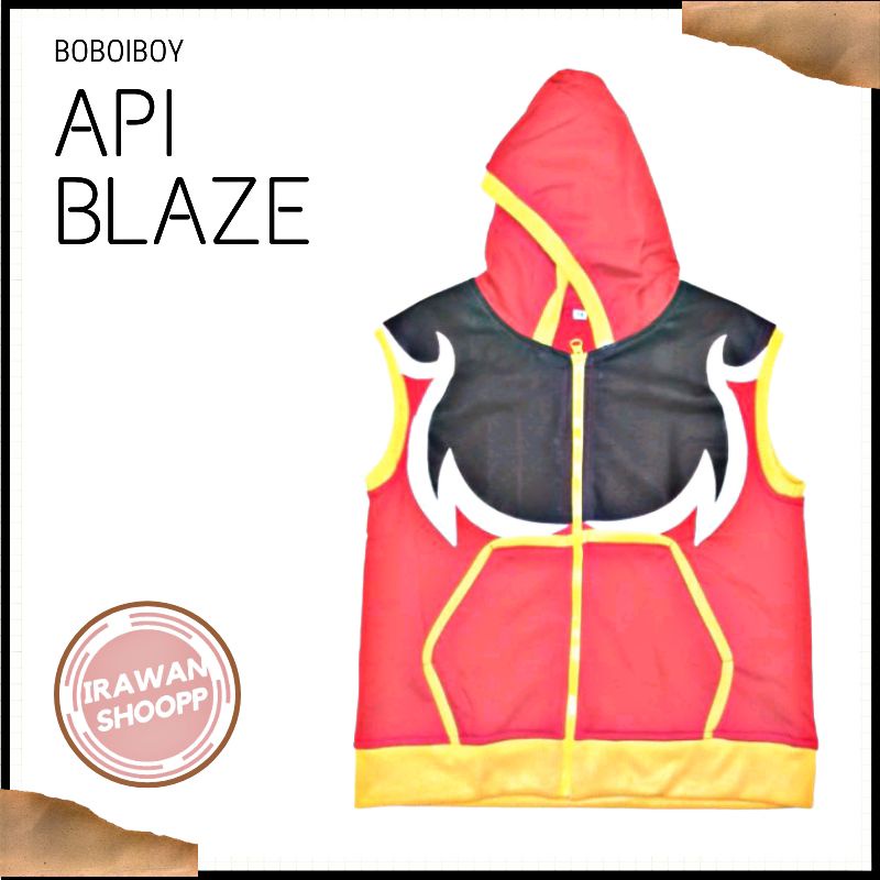 Rompi / Kostum Boboiboy Api Blaze