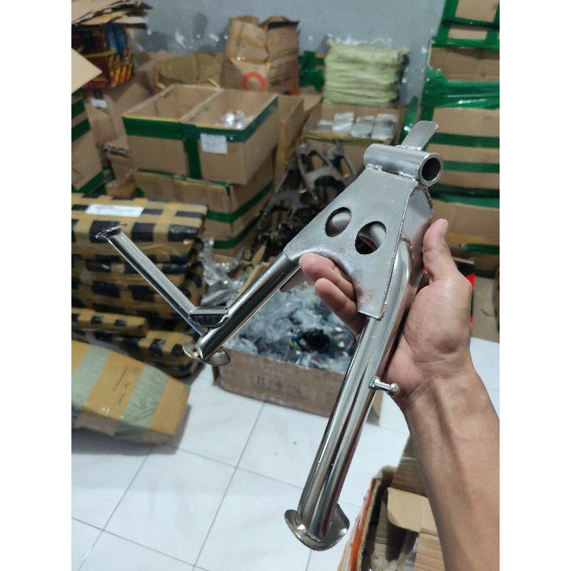 Jagang Standar dua jagang tengah scorpio repro crom tebal mirip ori pnp CB GL Pro Max Megapro gl100