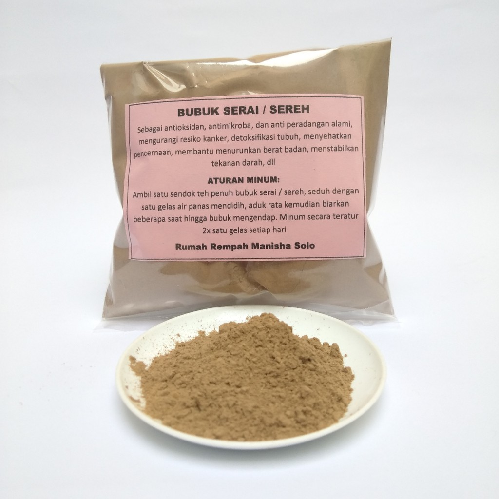 Bubuk Sere / Sereh / Serai 100gram