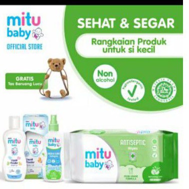 Mitu baby antiseptic Paket + tas beruang