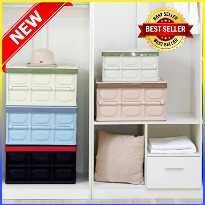 Terbaru Kotak Lipat Folding Container Storage Box Penyimpanan Besar - 100421