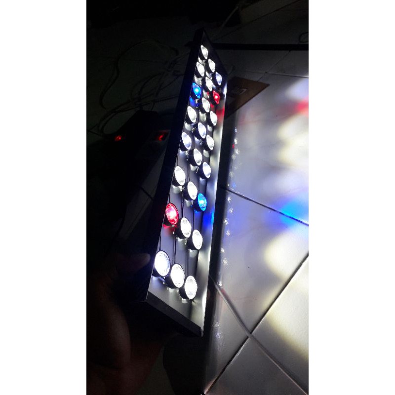 Lampu led hpl aquascape 40 watt full lensa ukuran 100cm,110cm,120cm.