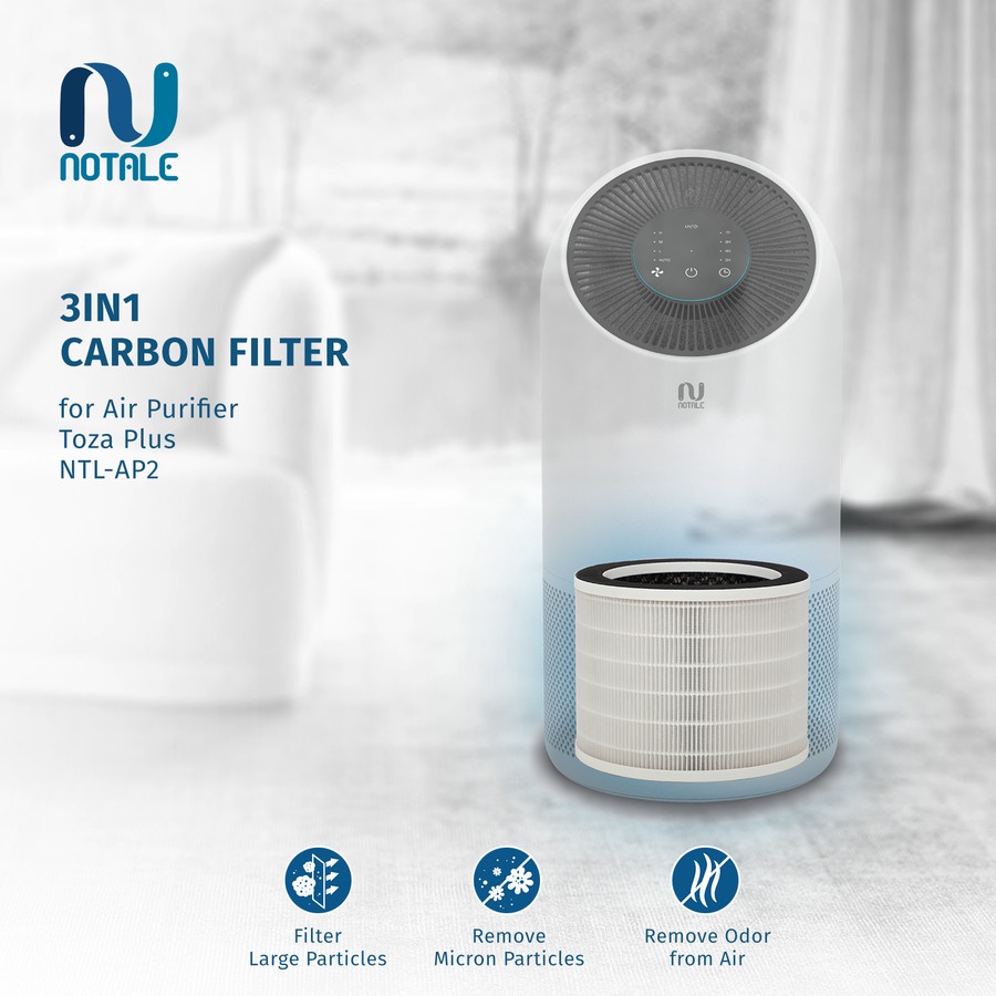 Notale Replacement HEPA13 Filter for Notale Air Purifier Toza Plus