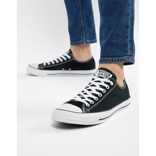 Supplier sepatu Allstar Classic Low Sepatu Sneakers Alstar Convers Pendek Warna Hitam Bahan Canvas