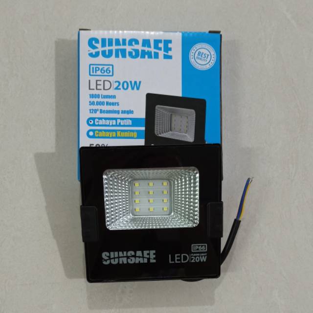 Lampu Sorot / Lampu Tembak LED 20 W - Putih