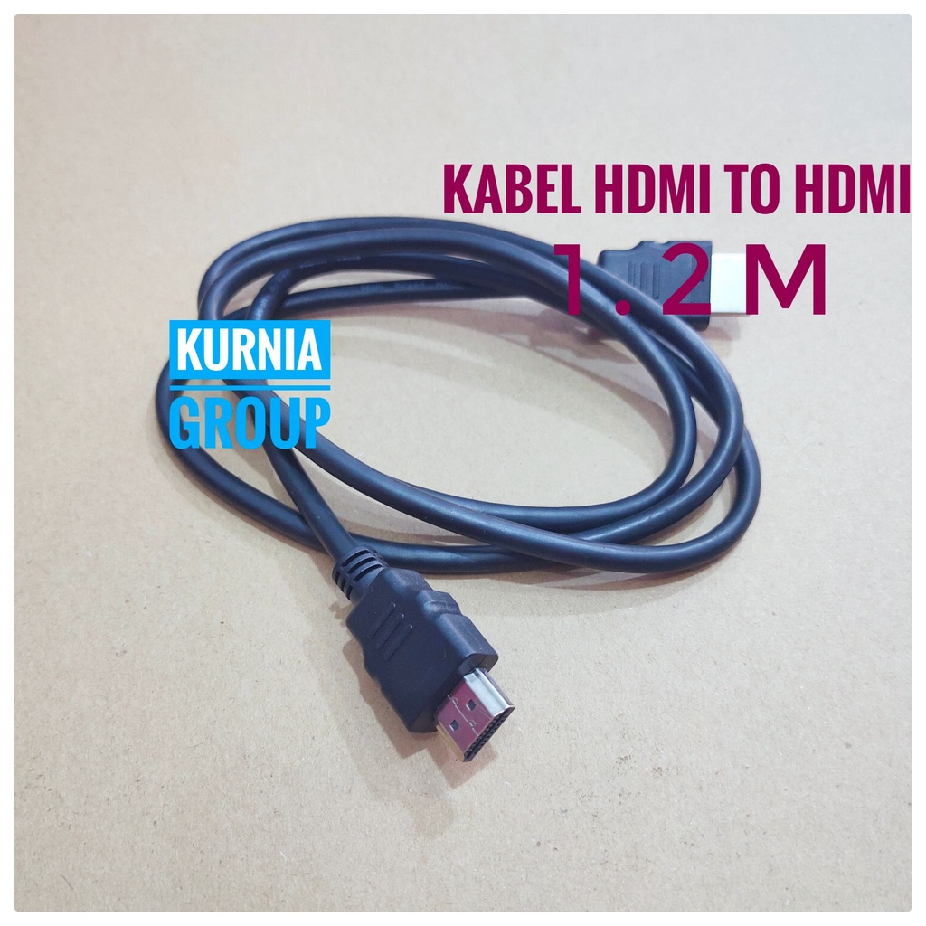 Kabel HDMI TV 1.2 Meter Cabel STB TV Suport 4K HD High Quality Cable Set Top box Digital Televisi LED LCD Setbox Harga Grosir