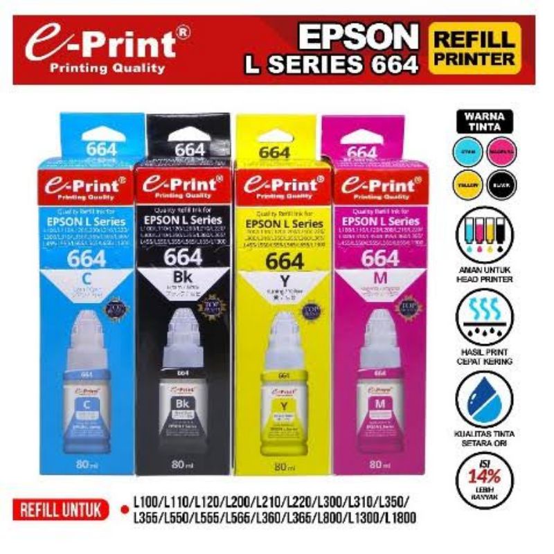 Tinta E-Print Epson 664