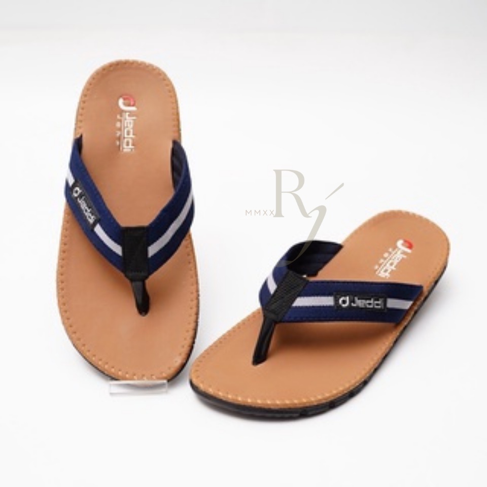 JEDDI [TRB JPT] Sandal Jepit Pria Kasual/ Sandal Fashion Pria Distro/ Sandal Japit Terbaru