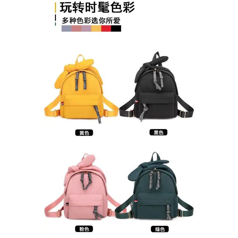 Backpack Tas Ransel Wanita Import Premium Branded Murah Original Fashion Korea Unik EL 757