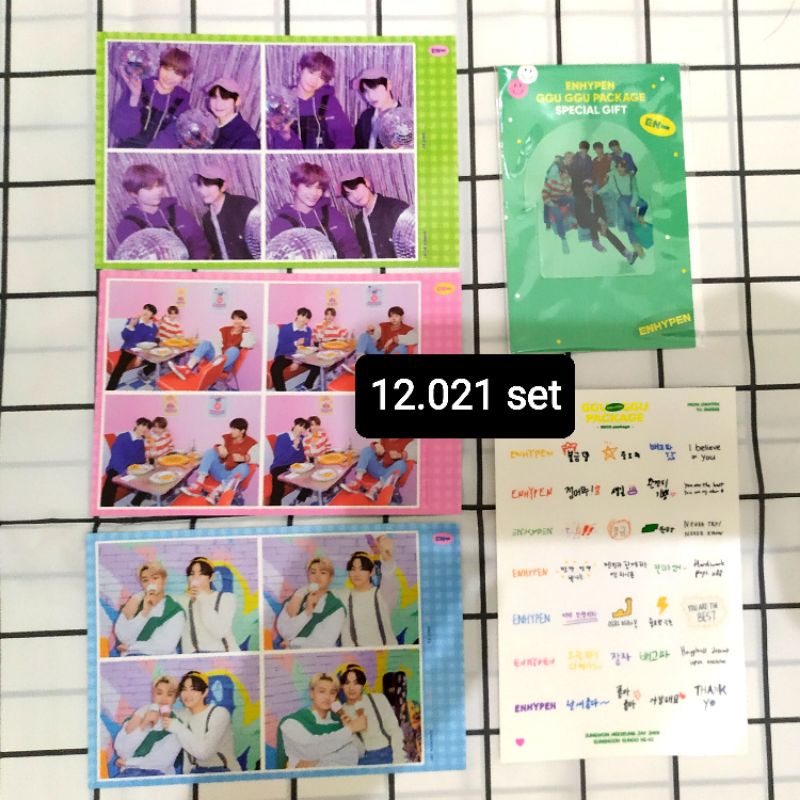 [CLEARANCE SALE] ENHYPEN OFFICIAL MERCH POB WEVERSE ALADDIN HYBE INSIGHT GGU GGU PACKAGE NYEL