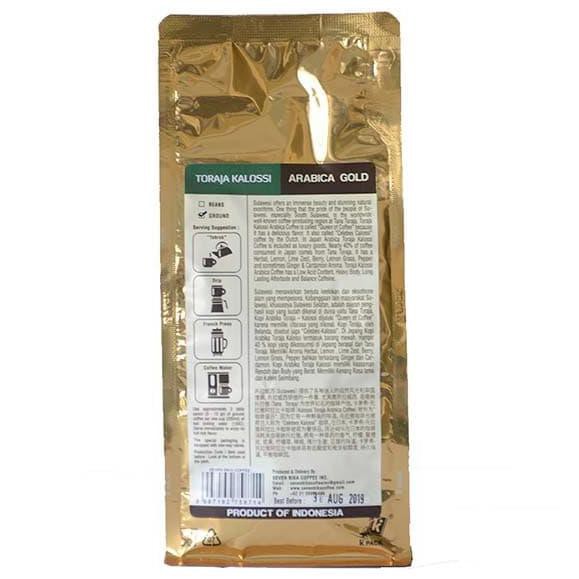 

KOPI SEVEN BIKA TORAJA KALOSSI ARABICA GOLD 200 GR (KOPI BUBUK)