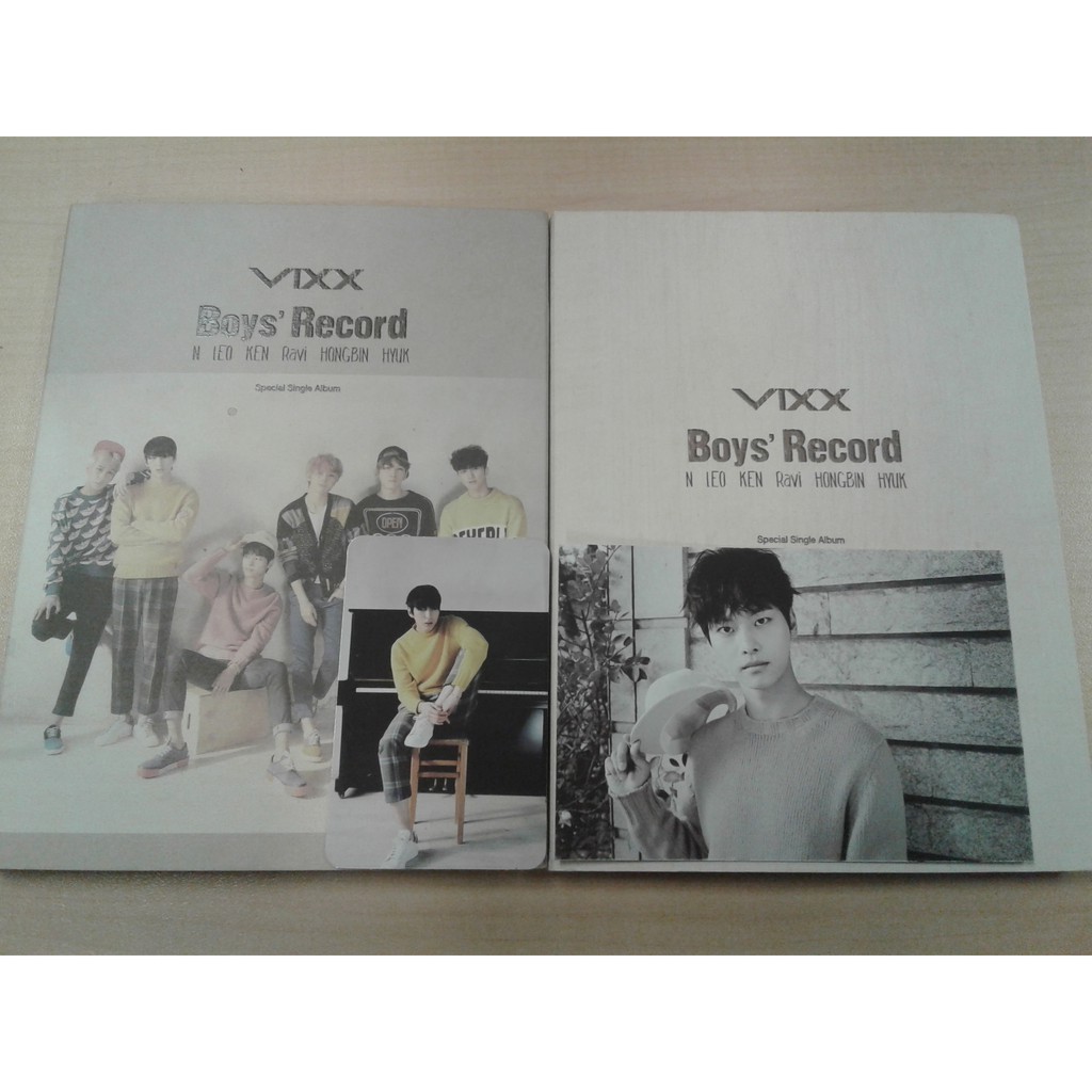 VIXX BOYS RECORD ALBUM UNSEALED