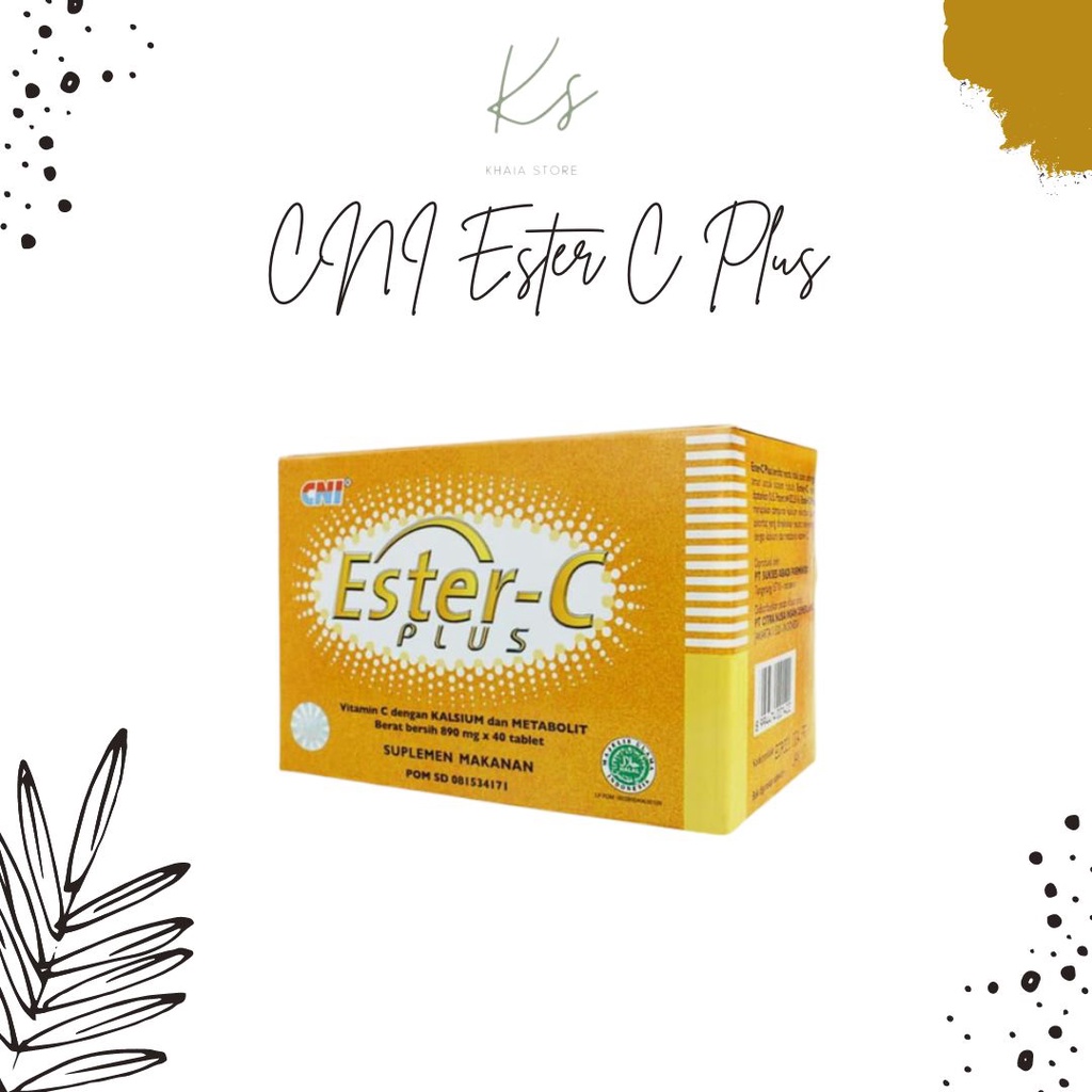 CNI Ester-C Plus 40 Tablet - Suplemen Stamina