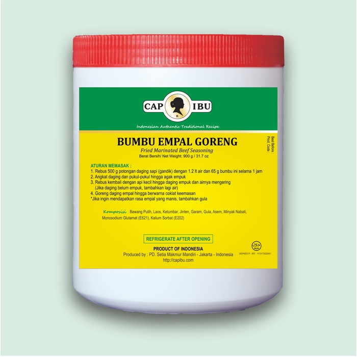 

Flash Sale - Bumbu Empal Goreng Cap Ibu Kemasan Pot