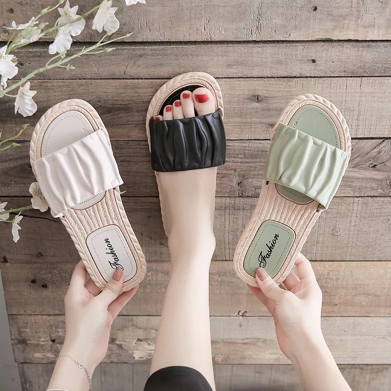 Sandal Karet Wanita Fashion Ala Korea Murah Import Real Pict AccFashionMurah