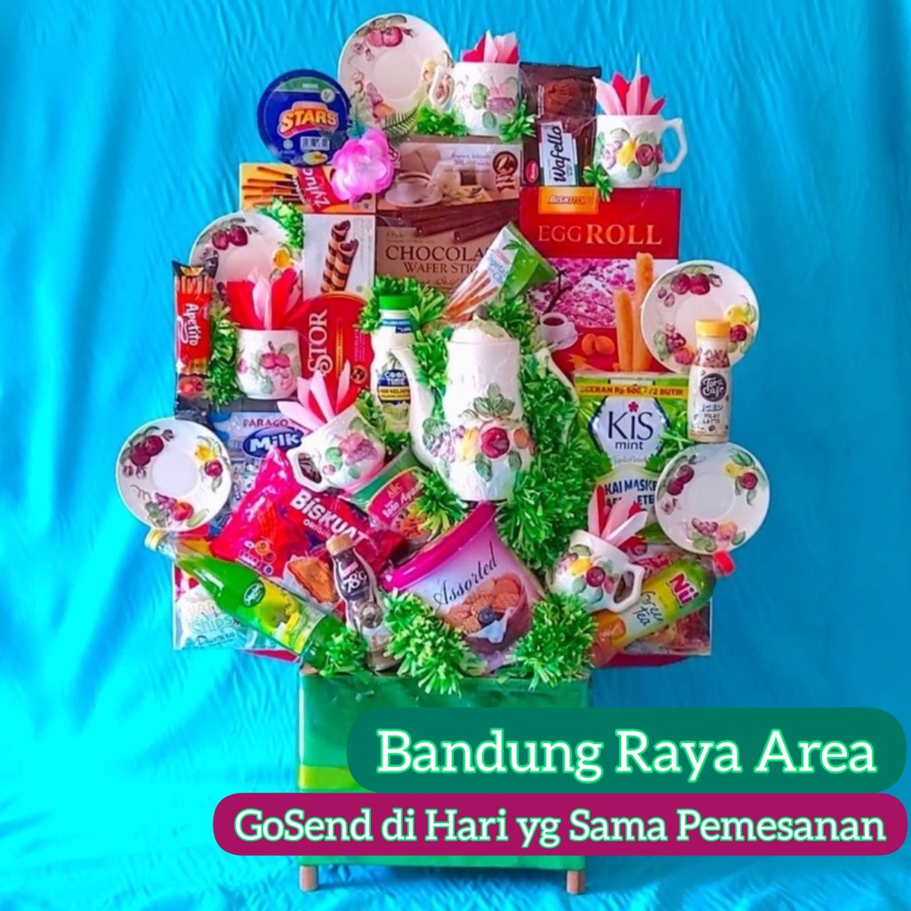 [STOK TERBATAS SUDAH MAU HABIS] Parcel Lebaran isi Makanan Minuman dan Perlengkapan Rumah Tangga