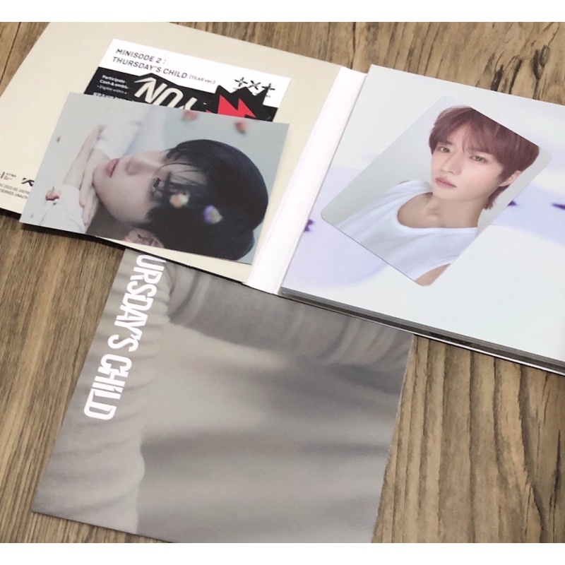 album txt minisode 2: thursday’s child tear ver unsealed fullset yeonjun soobin beomgyu taehyun huen