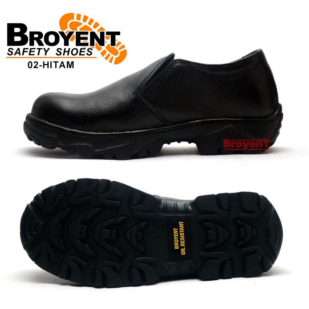 Sepatu Safety Pria Low Boots Kulit Sapi High Quality 02