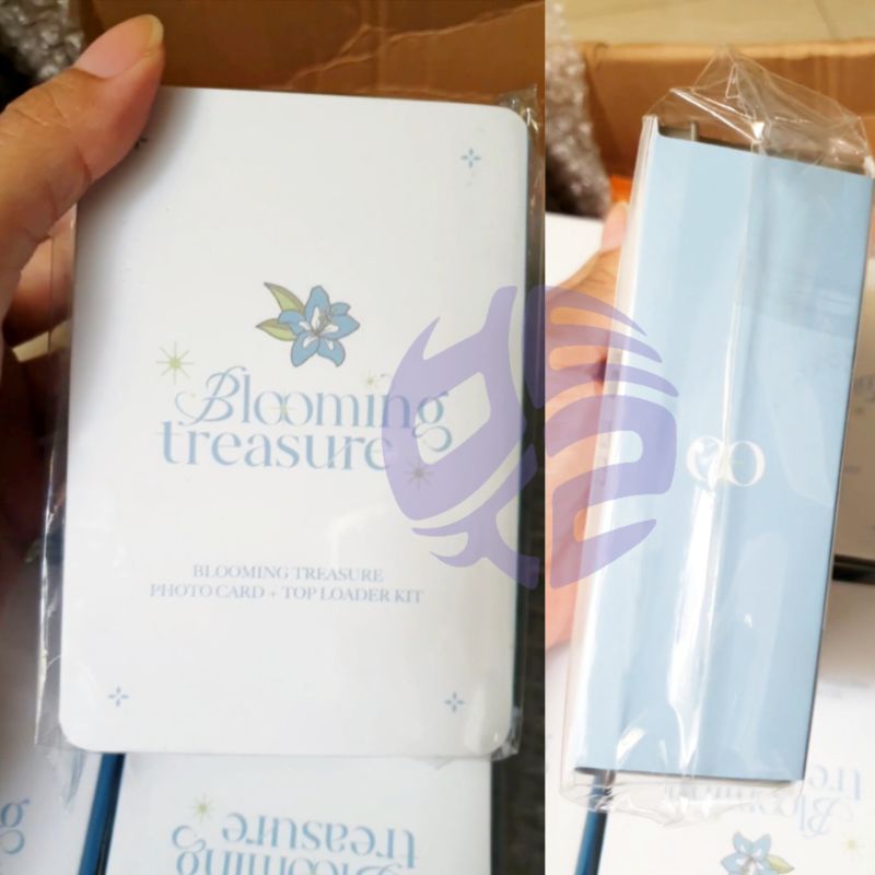 [READY] Treasure Blooming Photocard + Top Loader Set Tanpa POB Fullset Sealed Official