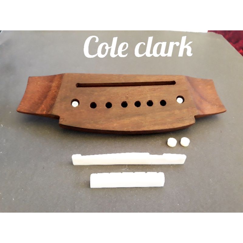 Bridge Gitar Akustik Lake Wood Cole Clark Apx  Rose Wood