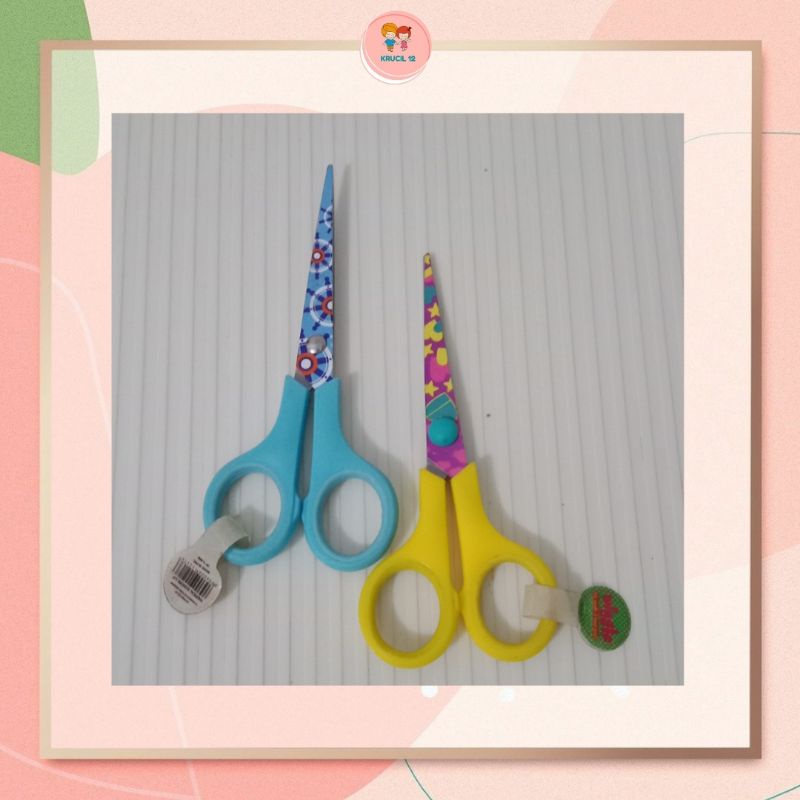 KRUCIL Gunting Wiggle - Gunting kertas anak-anak