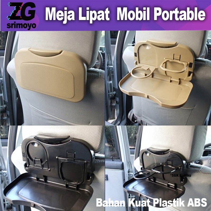 Meja Lipat Makan Gantung Mobil - Meja Lipat Mobil Portable