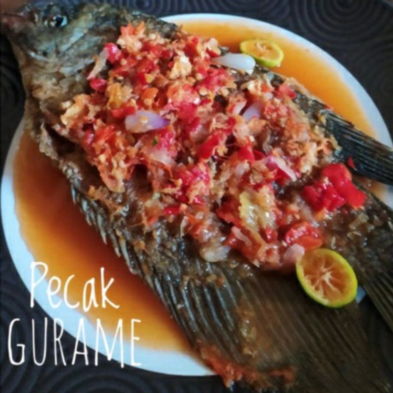 

Pecak Gurame Masakan Matang Makanan Siap Saji Halal Masakan Siap Saji Pedas