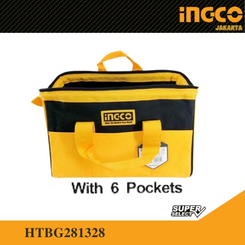 Tas Perkakas 13&quot; Bahan Kuat / Tool Bag INGCO HTBG281328 Tempat Alat