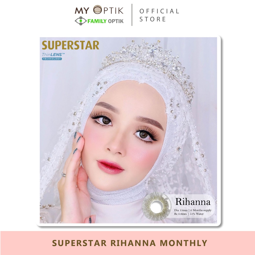 Superstar Rihanna lensa warna softlens premium