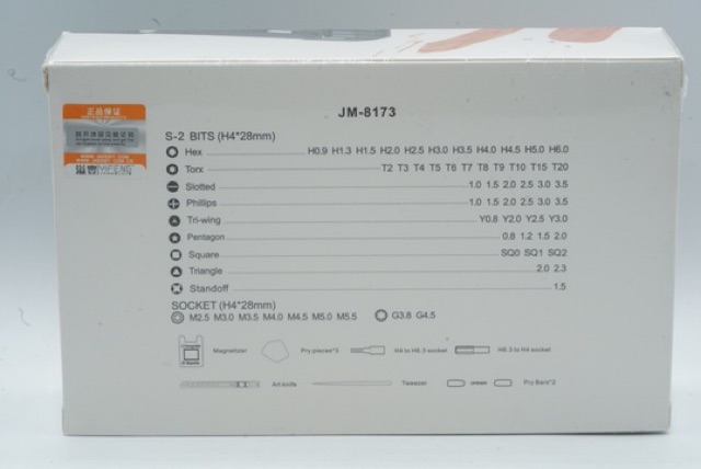 JAKEMY JM-8173 Obeng Set 69in1 JM8173 essional Screwdr Repair Tool Set Super