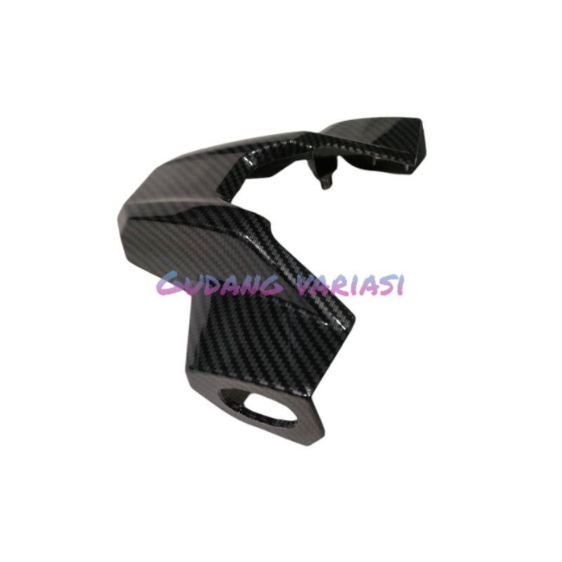 Cover Fender Spakbor Belakang Bawah Lampu Stop Vario 150 New 2019 - 2020 Carbon Vario 125 ZORO Carbon Karbon