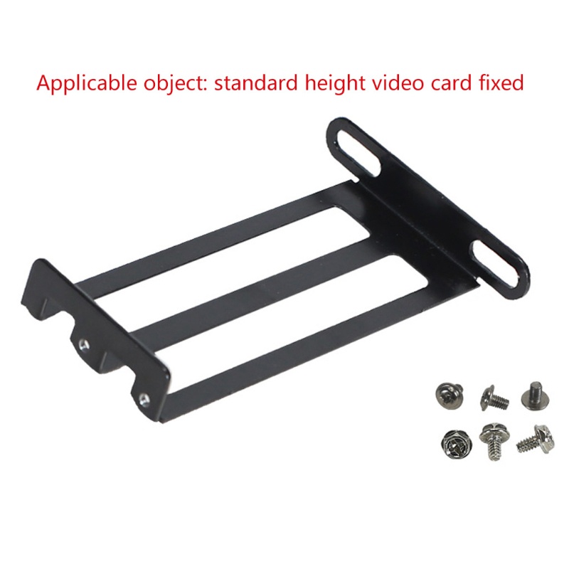 Btsg Metal Graphics VGA Card Bracket Holder Sisi Diubah Komputer Pendingin Cooling Radiator Support