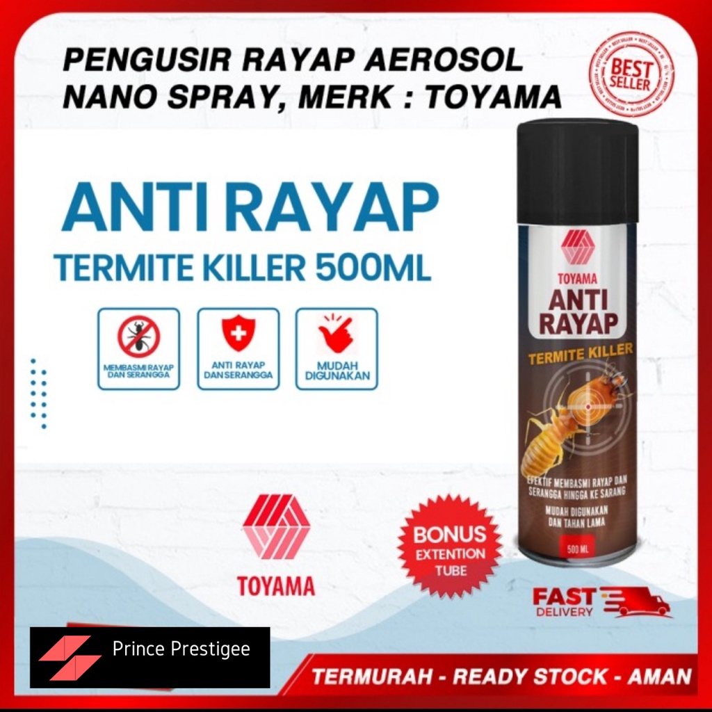 Pembasmi Rayap Aerosol Obat Anti Rayap Tembok Spray Racun Rayap 500ml