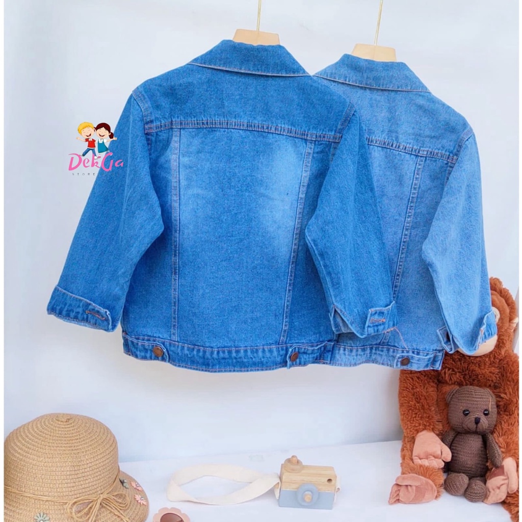 couple jaket jeans Ripped / jaket couple dewasa anak jaket jeans anak ripped