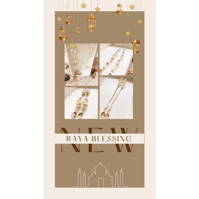STRAP / GANTUNGAN MASKER RAYA SERIES (IDUL FITRI)