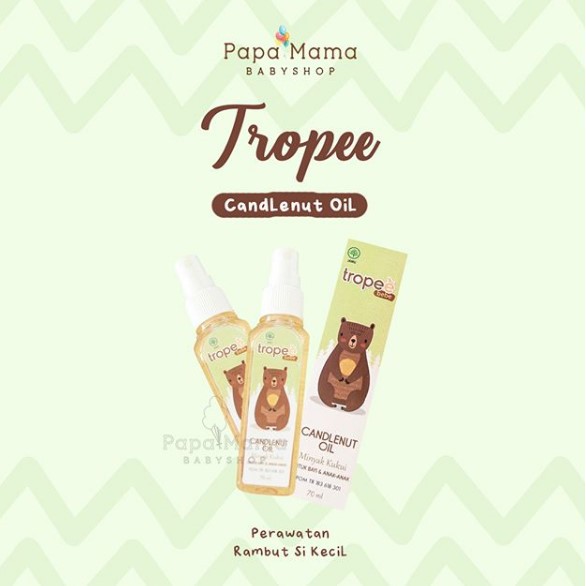 Tropee Bebe Candlenut Oil Minyak Bayi Anak Kukui
