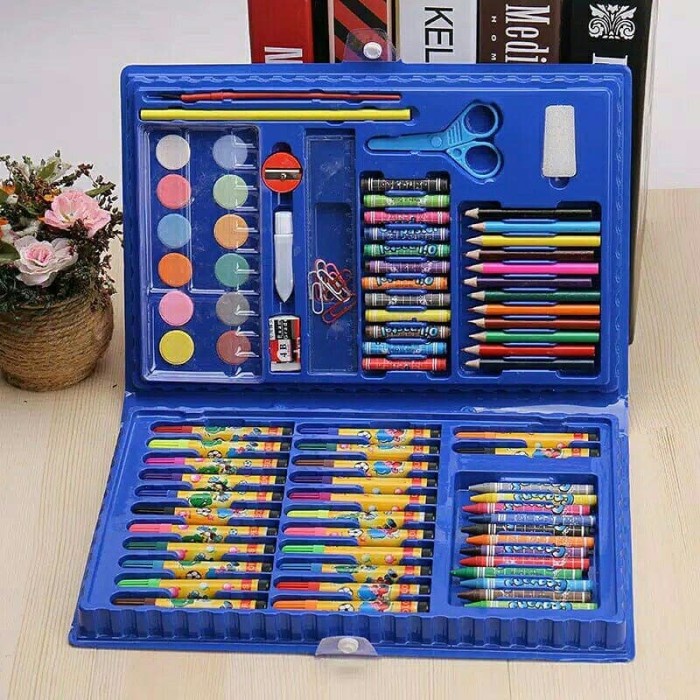 

Nikmati Pensil Warna Crayon 86 Psc Trendi