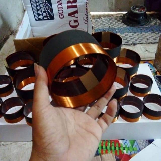 Spul spol speaker 4 inch Voice coil 4 inch spul speaker 4 inch inside oudside Luar dalem