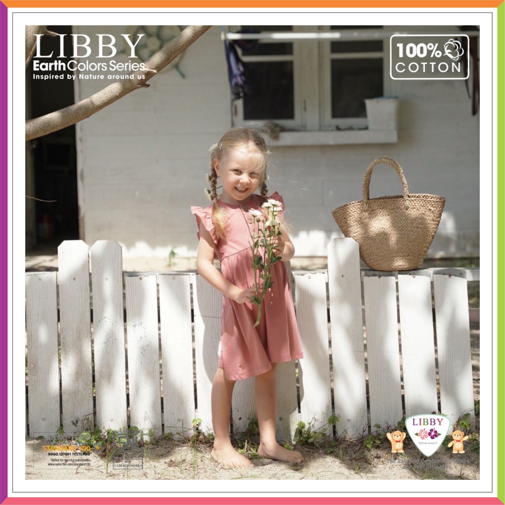 ❤ Fashionbabies ❤ LIBBY EMILY DRESS NEW COLOUR / NARA DRESS BABY LIBBY EARTH COLOUR SERIES ORIGINAL