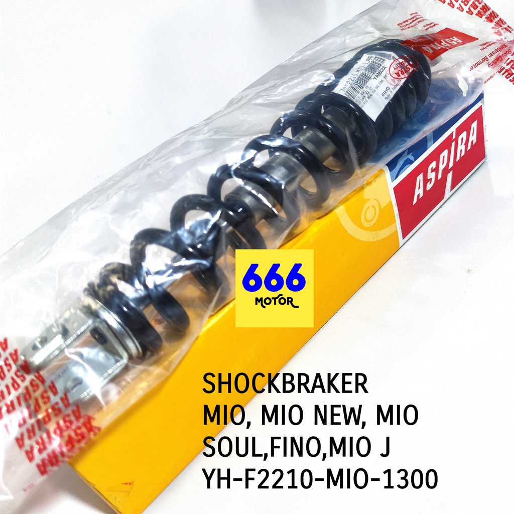 SHOCK SOK SHOCKBRAKER MONOSHOCK MIO, MIO NEW, MIO SOUL, FINO, MIO J ASPIRA (ASLI) YH-F2210-MIO-1300