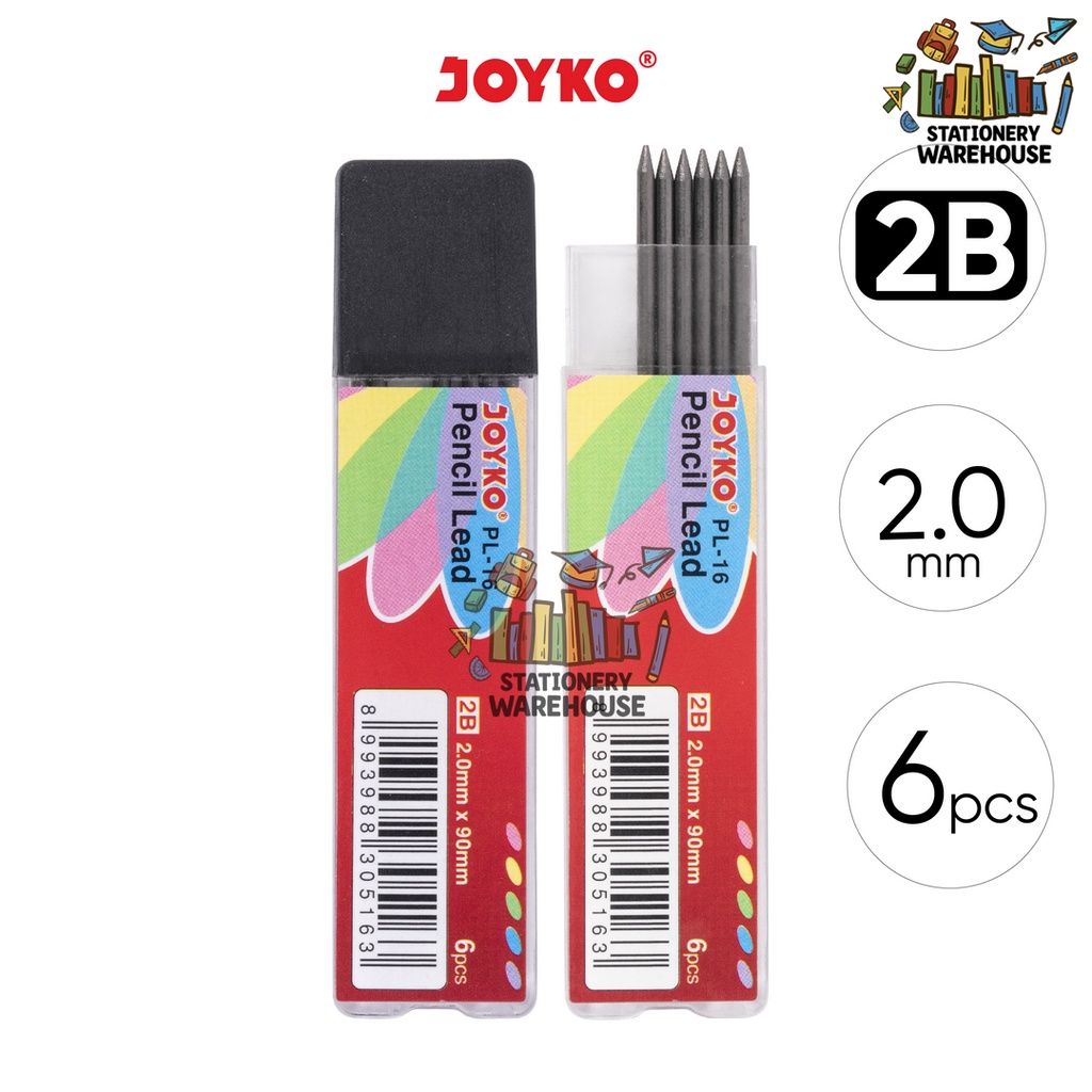 

Pencil Lead Isi Pensil Mekanik Joyko PL-16 2B 2.0 mm