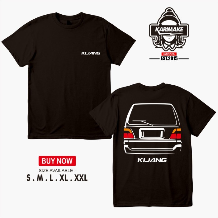 Kaos Baju Mobil Toyota Kijang Kapsul LGX Rear Kaos otomotif