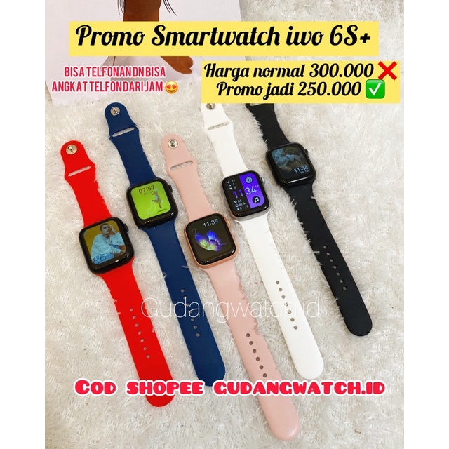PROMO SPECIAL SMARTWATCH IWO 6S+ BISA TELFONANAN