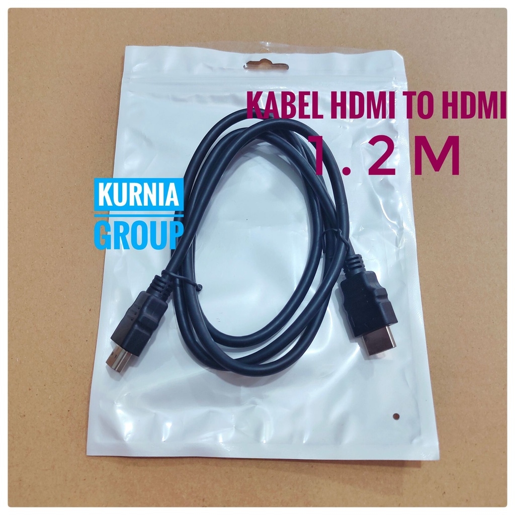 Kabel HDMI TV 1.2 Meter Cabel STB TV Suport 4K HD High Quality Cable Set Top box Digital Televisi LED LCD Setbox Harga Grosir