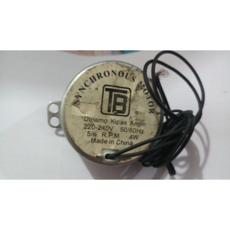 Motor dinamo syingcronous motor swing 5/6 RPM