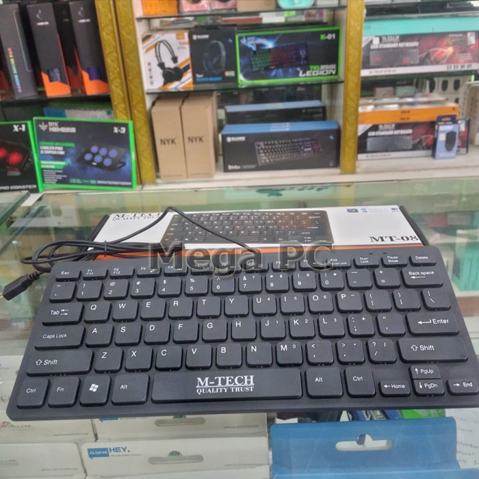 Keyboard Wired USB Mini Multimedia M-Tech MT-08