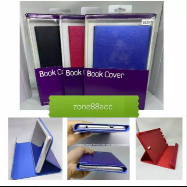 Sarung Buku Book Cover SAMSUNG TAB A 8 T290 T295 T297 Leather FLIP Folio Book CASE COVER Casing