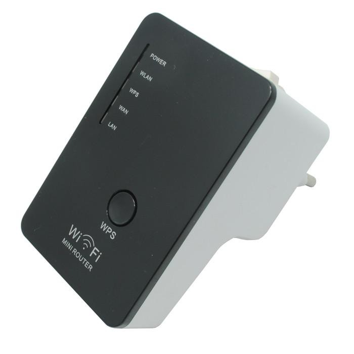 

PROMO - Kextech Wireless-N WiFi Router Repeater 2 LAN Port 300Mbps - LV-WR02B